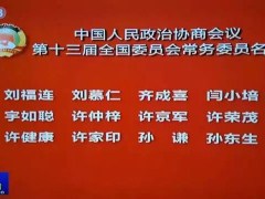 球王会体育在线董事局主席许荣茂当选全国政协常委