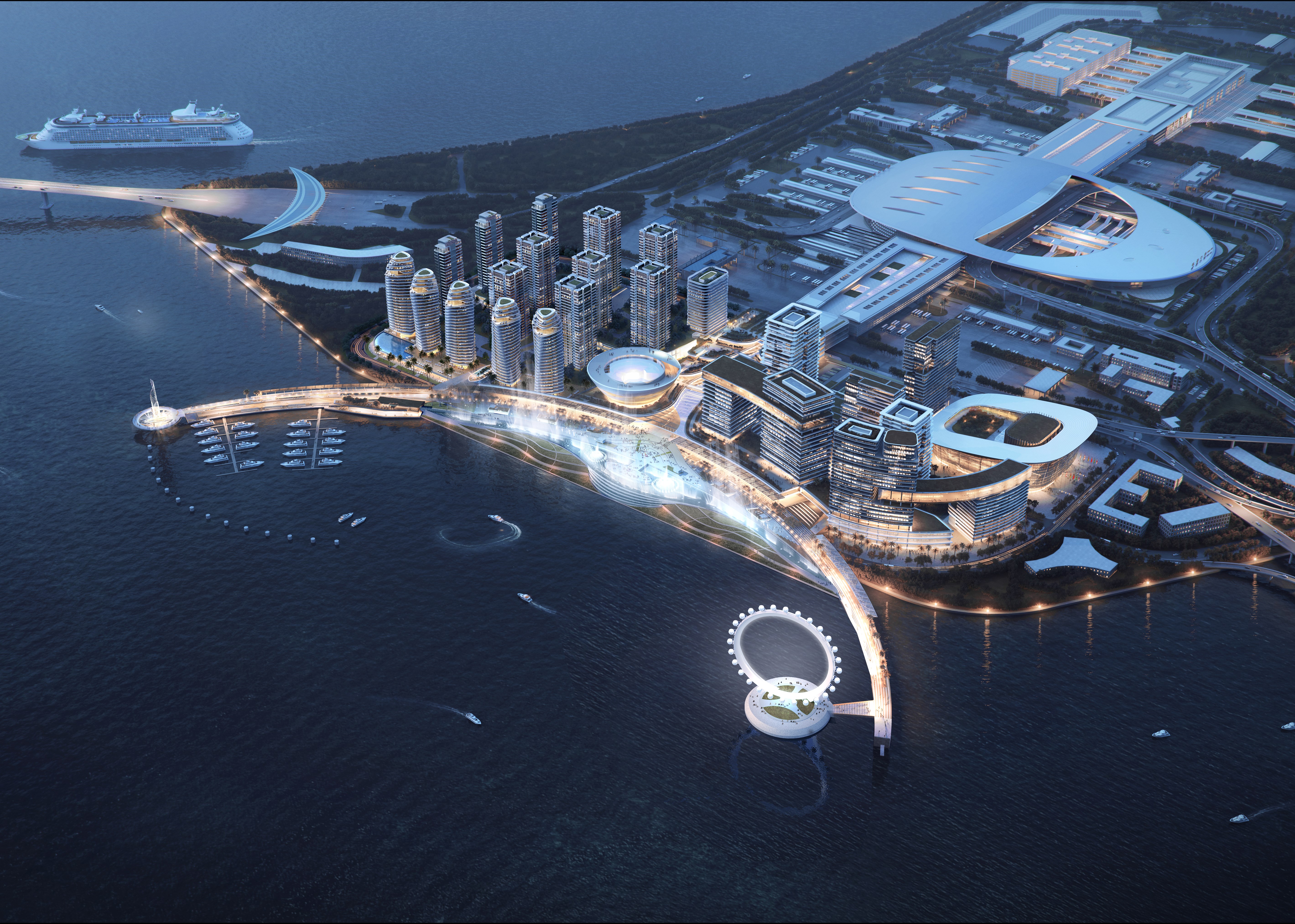 (港澳台)港珠澳大桥珠澳口岸人工岛将建5家高端品牌酒店